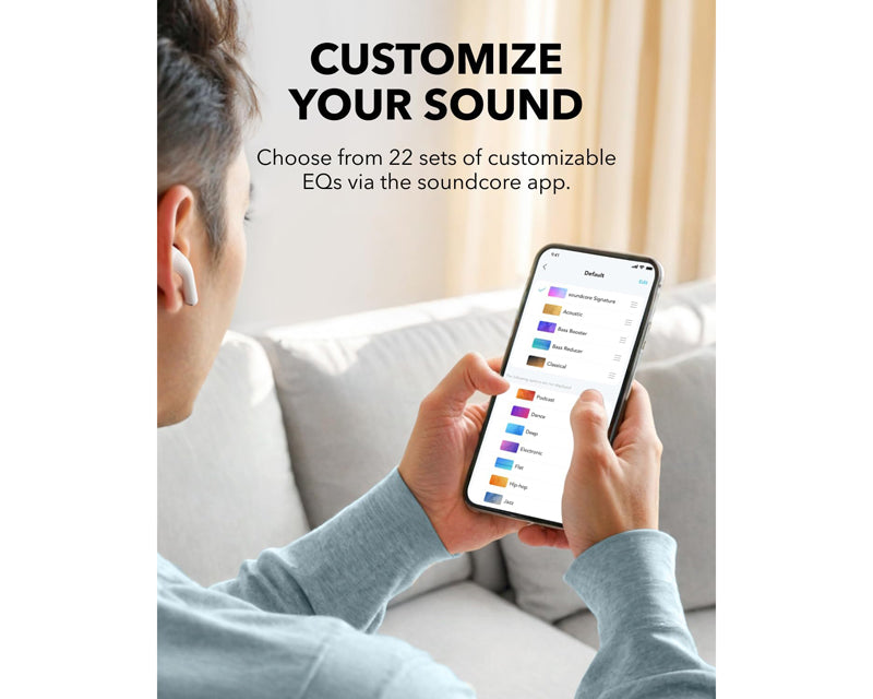 Soundcore K20i TWS BT bubice sa mikrofonom bele
