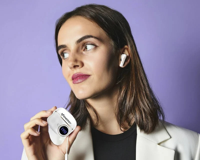 White Chargeview TWS Bežične slušalice bele (M50048)