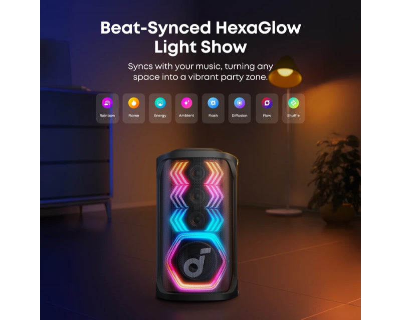 Soundcore Rave 3S 200W prenosivi bluetooth IPX4 zvučnik crni