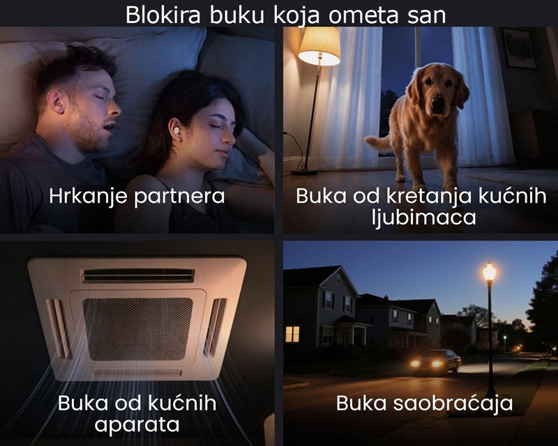 Soundcore Sleep A30 Noise Masking BT bežične bubice zelene