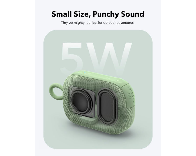 Soundcore Select 4 Go prenosivi bluetooth IP67 zvučnik zeleni
