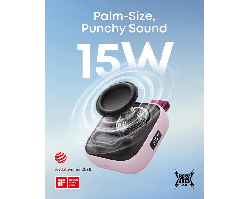 Soundcore Boom Go 3i 15W prenosni bluetooth IP68 zvučnik rozi